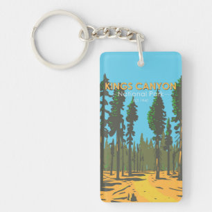 Kings Canyon National Park dubbelzijdig Sleutelhanger