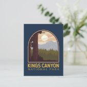 Kings Canyon National Park Emblem Briefkaart (Staand voorkant)