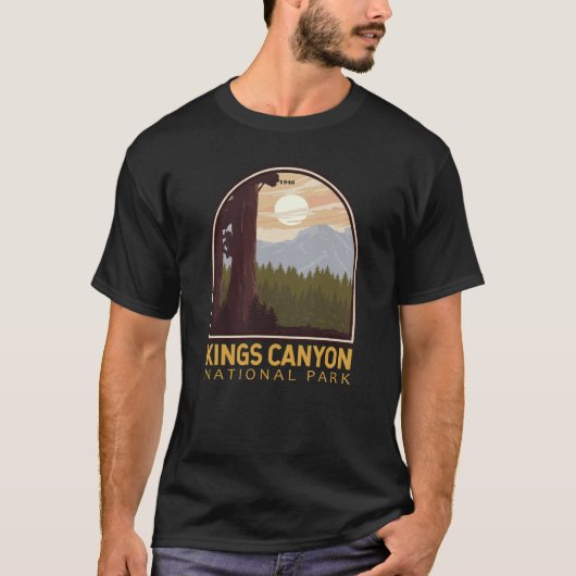 Kings Canyon National Park Emblem T-shirt (Voorkant)