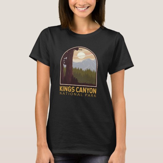 Kings Canyon National Park  Emblem T-shirt (Voorkant)