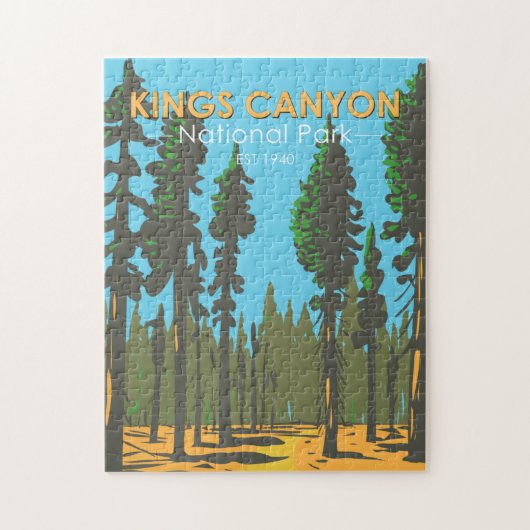 Kings Canyon National Park General Grant Legpuzzel (Verticaal)