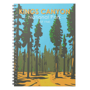 Kings Canyon National Park General Grant  Notitieboek