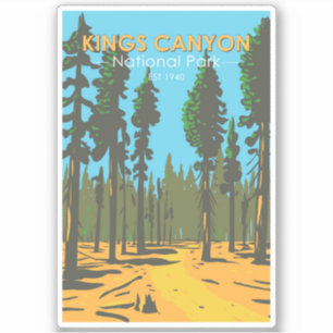 Kings Canyon National Park General Grant  Sticker