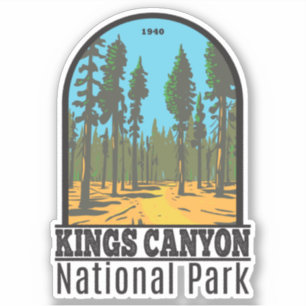 Kings Canyon National Park General Grant  Sticker
