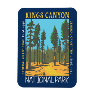 Kings Canyon National Park General Grant Trail Magneet