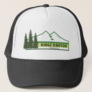 Kings Canyon National Park Groene Strepen Trucker Pet