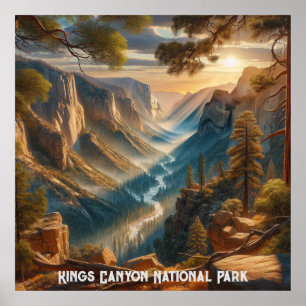 Kings Canyon National Park Poster