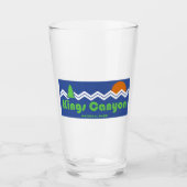 Kings Canyon National Park Retro Glas (Voorkant)