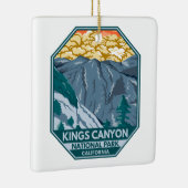 Kings Canyon National Park Sunset  Keramisch Ornament (Rechts)