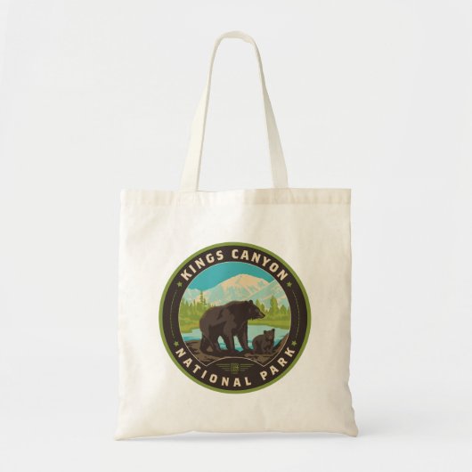 Kings Canyon National Parks Tote Bag (Voorkant)