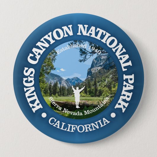 Kings Canyon NP2 Ronde Button 4,0 Cm (Voorkant)