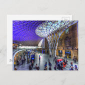 Kings Cross Rail Station Londen Briefkaart (Voorkant / Achterkant)