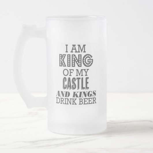 Kings Drink Beer Manly Beer Mok (Links)