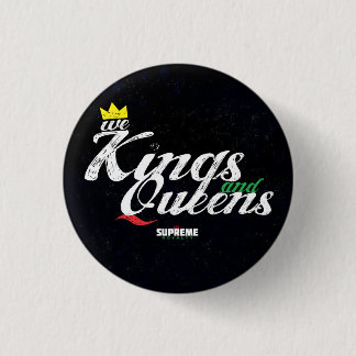 Kings- en koninginnen-Button (Pan-Tri-kleur) Ronde Button 3,2 Cm