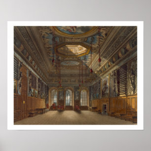 King's Guard Chamber, Windsor Castle, uit 'Royal' Poster