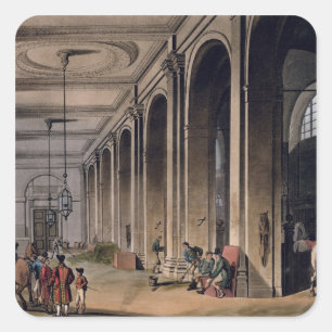 Kings Mews Vierkante Sticker