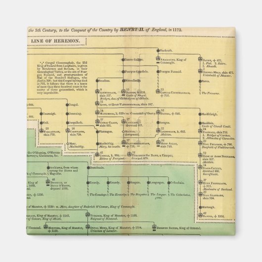 Kings of Ireland and Wales Magneet (Voorkant)