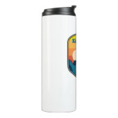 Kings Peak Utah Sunrise Thermosbeker (Gedraaid links)