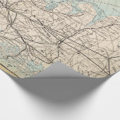 Kings, Queens, Long Island Cadeaupapier (Hoek)