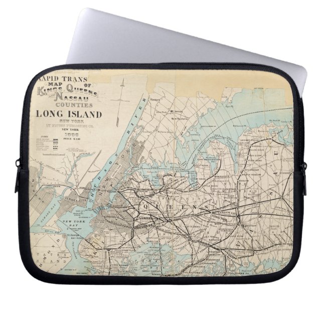 Kings, Queens, Long Island Laptop Sleeve (Voorkant)