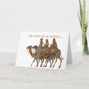 Kings reizen naar Baby Jesus Kaart