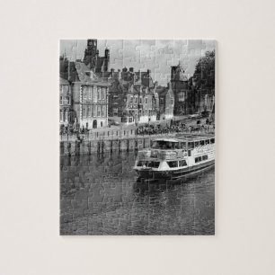 Kings Staithe in de stad York. Legpuzzel