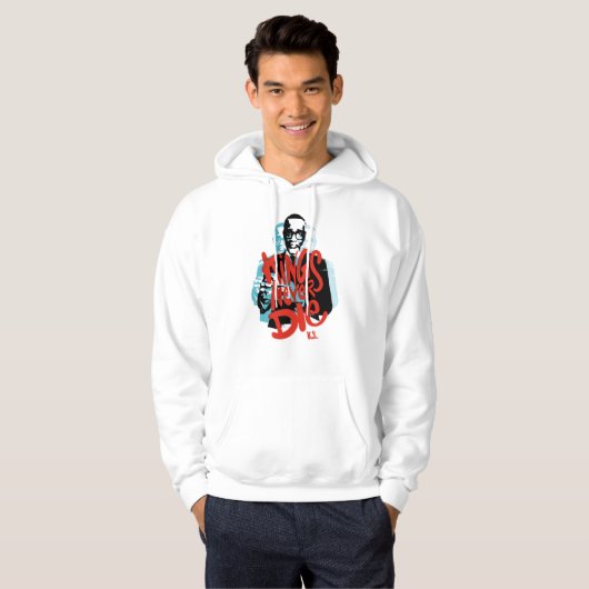 Kings sterft nooit, hulde aan Kevin Samuels T-Shir Hoodie (Voorkant volledig)