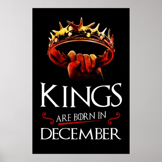 Kings wordt geboren in december poster (Voorkant)