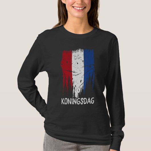 Kingsday T-Shirt Amsterdam Koningsdag Kings Day Ni (Devant)