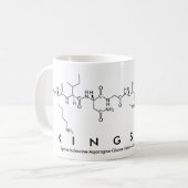Kingsley peptide nom mug (Devant gauche)