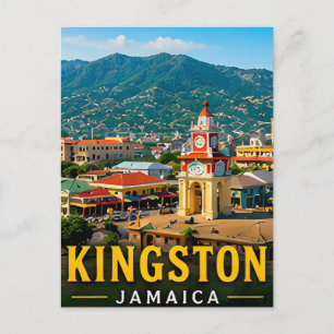 Kingston Blue Mountains en Jamaicaanse cultuur Briefkaart