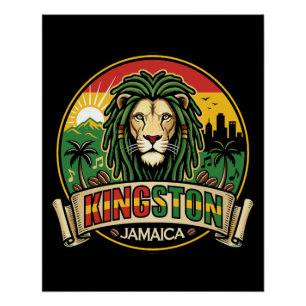 Kingston Jamaica Eiland Caribisch gebied Perfect Poster