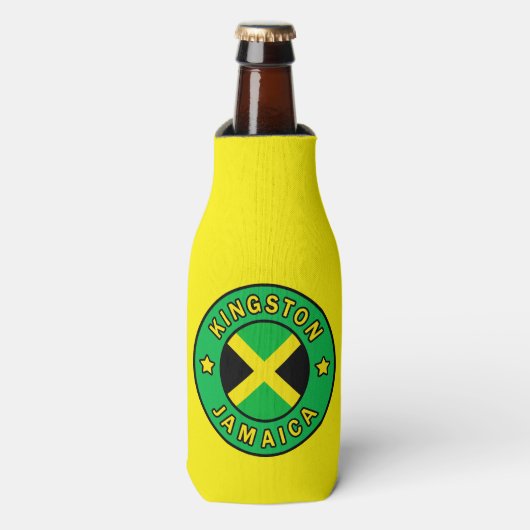 Kingston Jamaica Flesjeskoeler (Fles Voorkant)