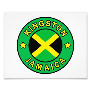 Kingston Jamaica Foto Afdruk