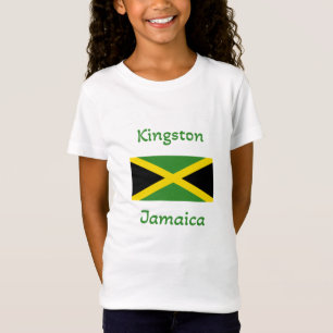Kingston Jamaica - Jamaicaanse vlag T-Shirt