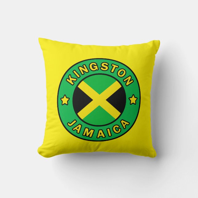 Kingston Jamaica Kussen (Voorkant)