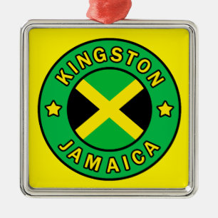 Kingston Jamaica Metalen Ornament