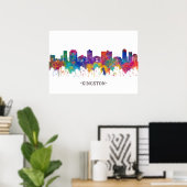 Kingston Jamaica Skyline Poster (Thuiskantoor)