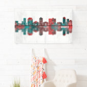 Kingston Jamaica Skyline Spandoek (Insitu)