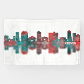 Kingston Jamaica Skyline Spandoek (Horizontaal)