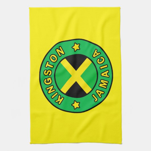 Kingston Jamaica Theedoek (Verticaal)
