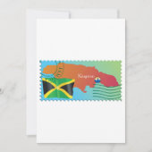 Kingston Jamaïque Carte Et Drapeau (Devant)