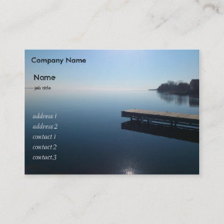 Kingston Lake, Ontario. Mooie foto van het meer Visitekaartje