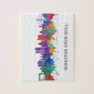 Kingston on Hull England Skyline Legpuzzel