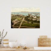 Kingstown - Dunlaoghaire, 19e eeuw Ierland Poster (Keuken)