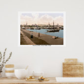 Kingstown - DunLaoghaire Harbour, Co. Dublin Poster (Keuken)