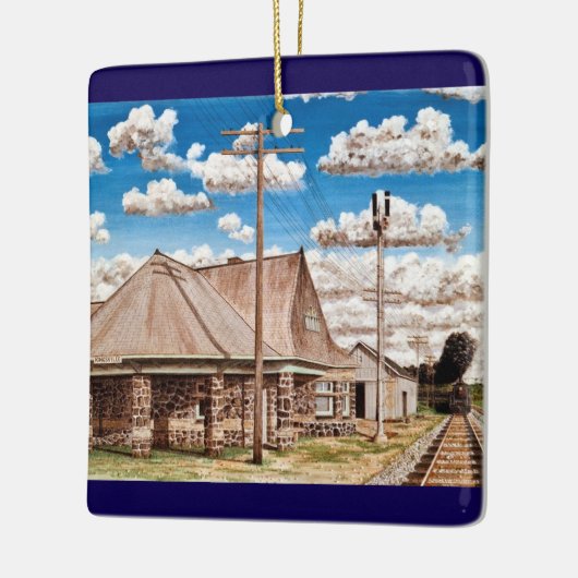 Kingsville, ON Depot by Tom Rock Keramisch Ornament (Links)