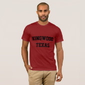 KINGWOOD, TEXAS T-SHIRT (Voorkant volledig)