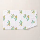 Kingyo Goldfish Bleu et orange (Serviette à main)