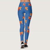 Kingyo Goldfish Red en geel Leggings (Achterkant)